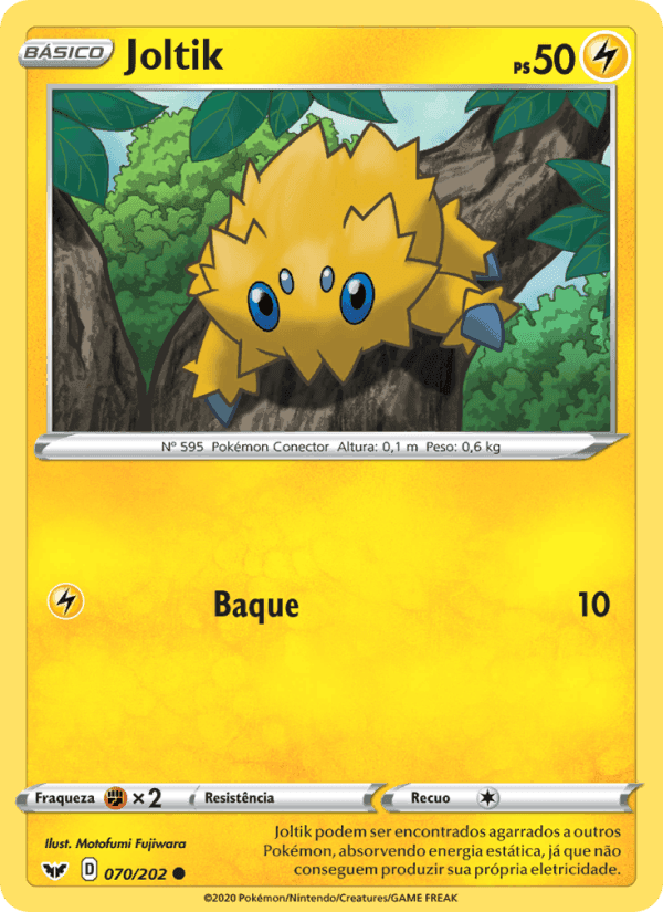 Joltik, card 70 from Espada e Escudo