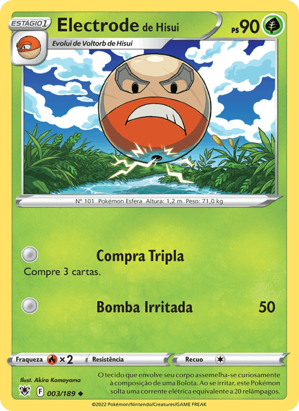 Electrode de Hisui, card 003 from Estrelas Radiantes