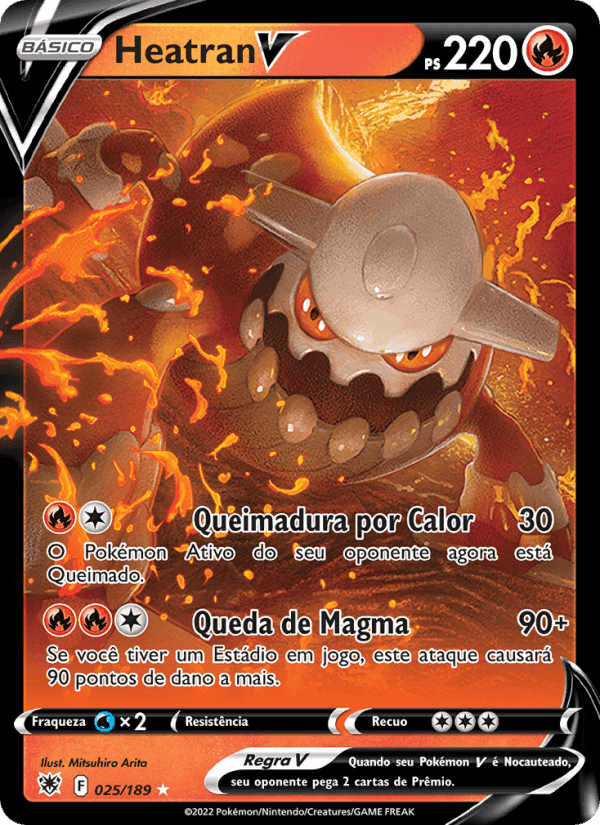 Heatran V, carte 025 de Estrelas Radiantes
