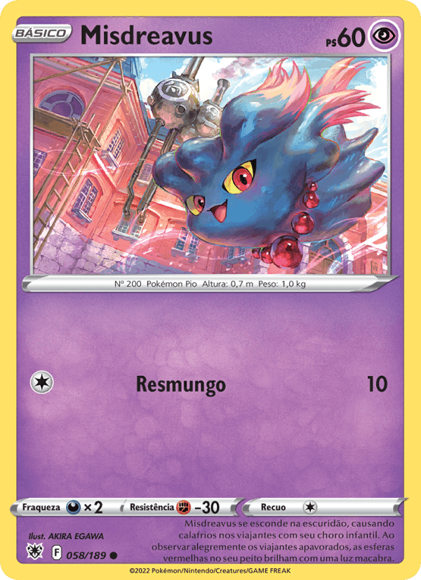 Misdreavus, carta 058 de Estrelas Radiantes