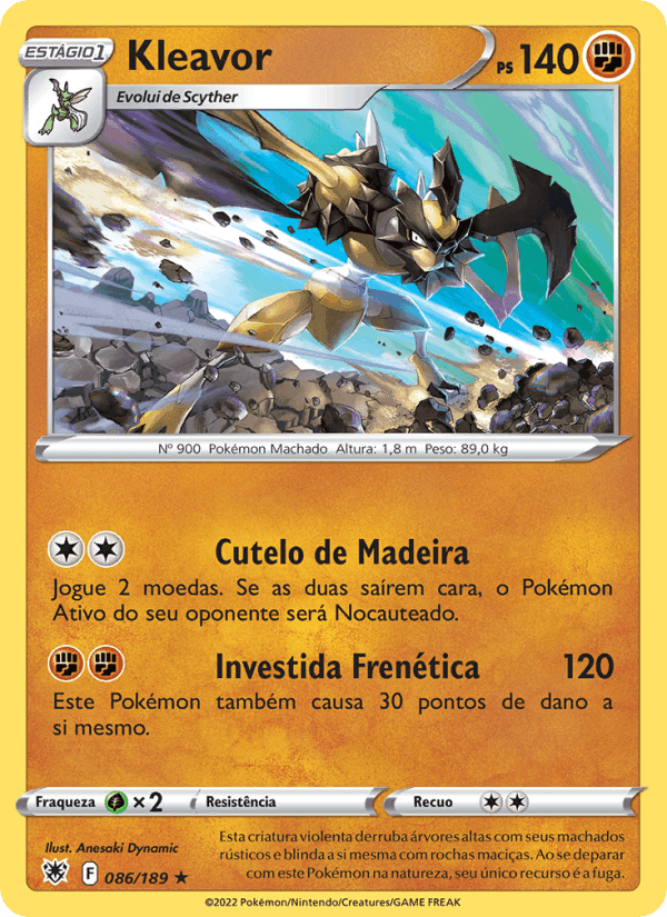 Kleavor, card 086 from Estrelas Radiantes