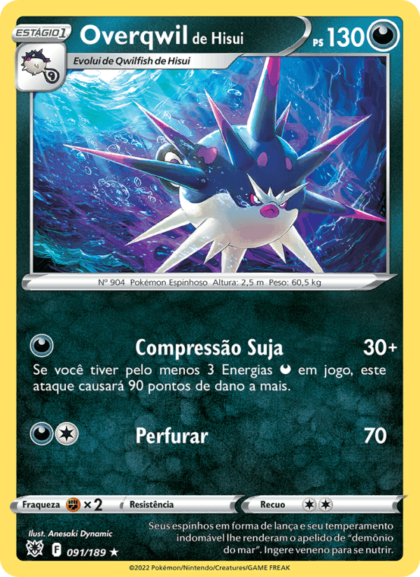 Overqwil de Hisui, carta 091 de Estrelas Radiantes