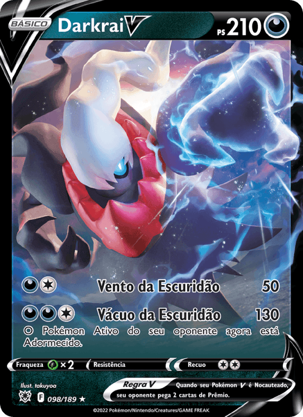 Darkrai V, carta 098 de Estrelas Radiantes