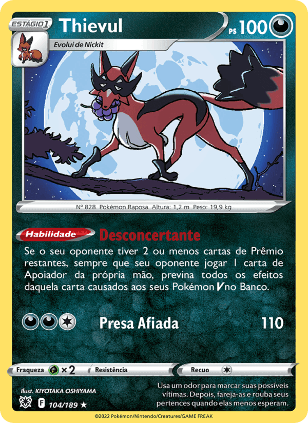 Thievul, carte 104 de Estrelas Radiantes