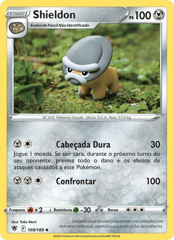 Shieldon, card 109 from Estrelas Radiantes