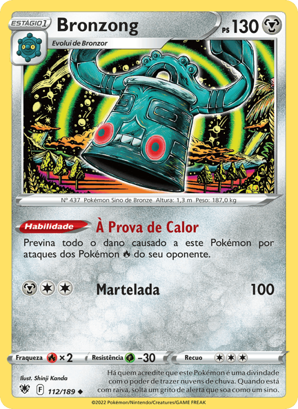 Bronzong, carte 112 de Estrelas Radiantes