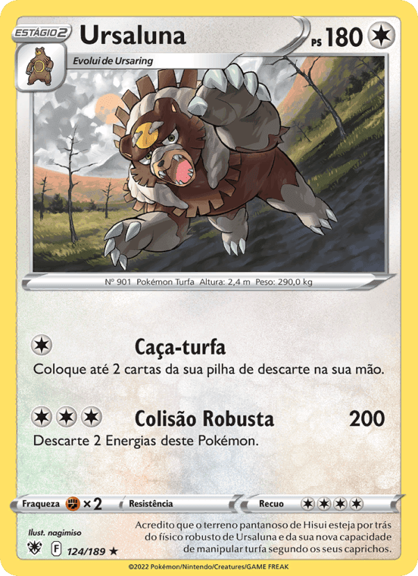 Ursaluna, carta 124 de Estrelas Radiantes