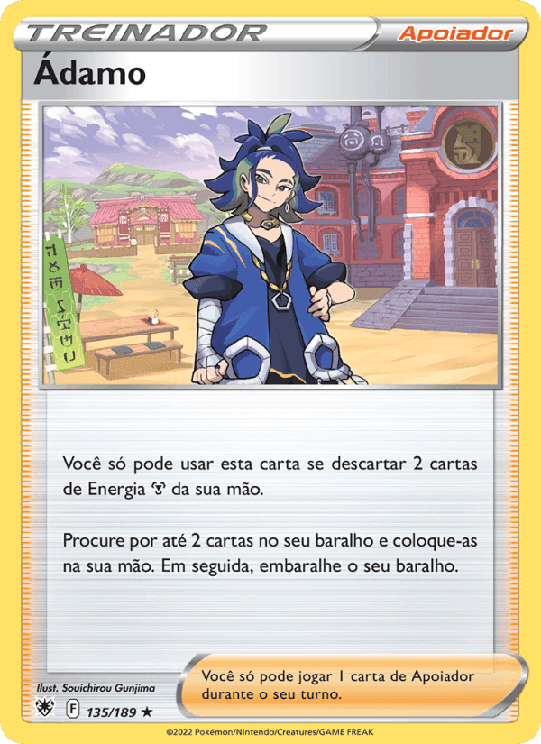 Ádamo, card 135 from Estrelas Radiantes