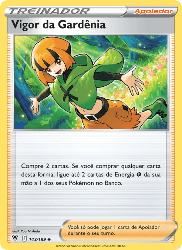 Vigor da Gardênia, card 143 from Estrelas Radiantes
