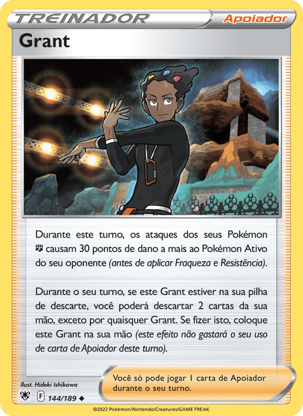 Grant, card 144 from Estrelas Radiantes
