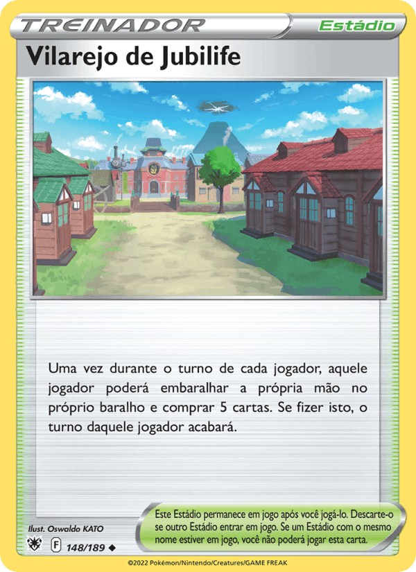Vilarejo de Jubilife, card 148 from Estrelas Radiantes