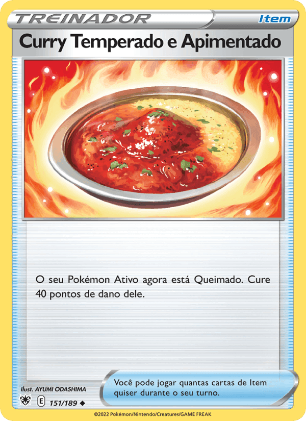 Curry Temperado e Apimentado, carta 151 de Estrelas Radiantes