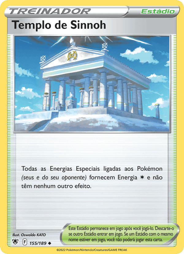 Templo de Sinnoh, carta 155 de Estrelas Radiantes