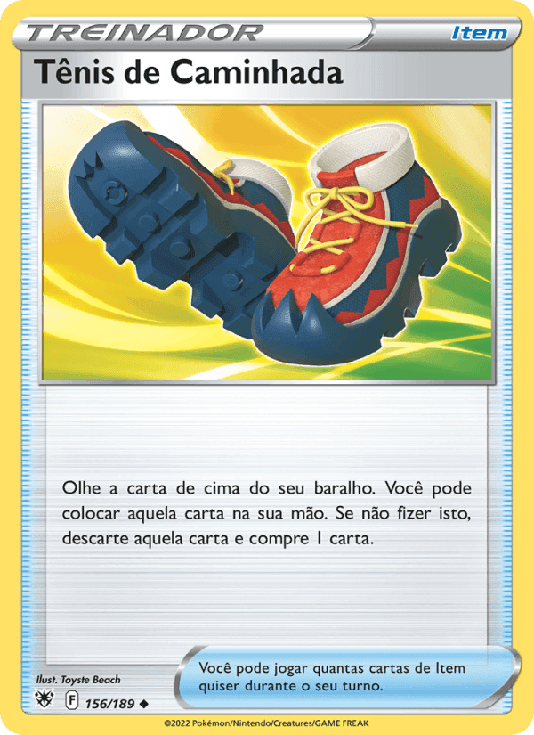 Tênis de Caminhada, card 156 from Estrelas Radiantes