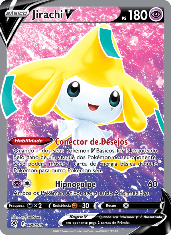Jirachi V, carta 170 de Estrelas Radiantes