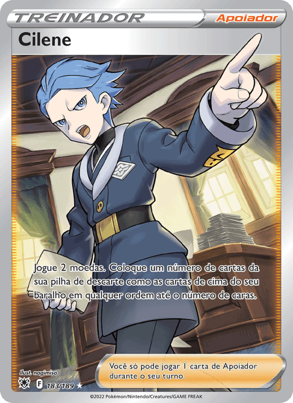Cilene, card 183 from Estrelas Radiantes