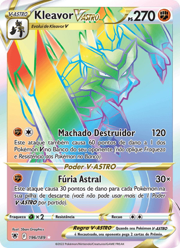 Kleavor V-ASTRO, card 196 from Estrelas Radiantes
