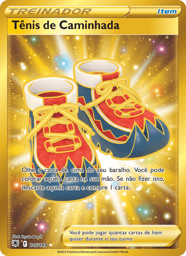 Tênis de Caminhada, card 215 from Estrelas Radiantes