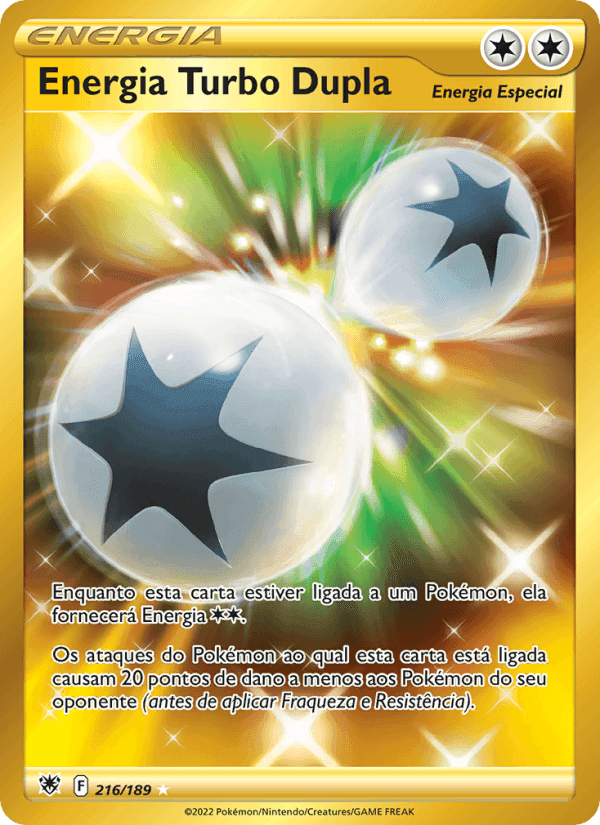 Energia Turbo Dupla, carta 216 de Estrelas Radiantes