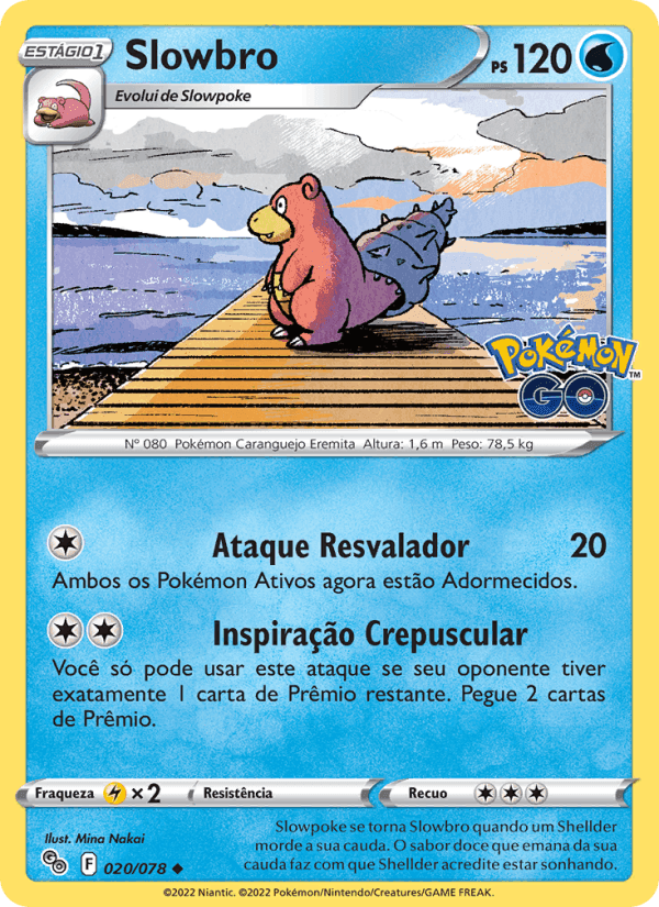 Slowbro, carta 020 di Pokémon GO