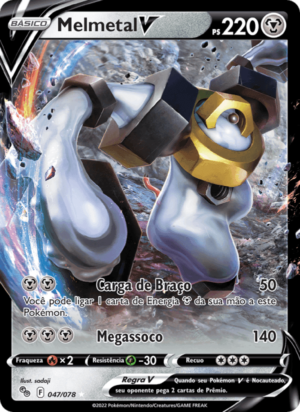 Melmetal V, carta 047 de Pokémon GO