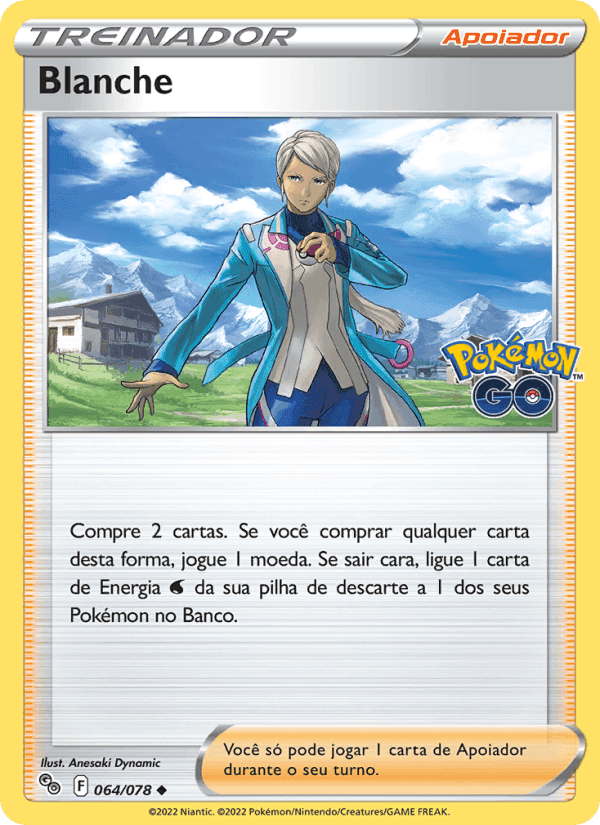 Blanche, card 064 from Pokémon GO