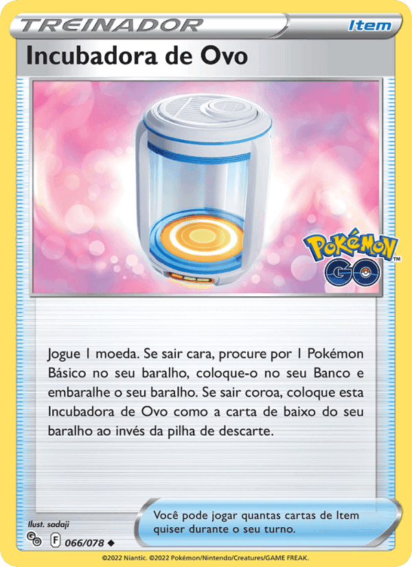 Incubadora de Ovo, carta 066 de Pokémon GO