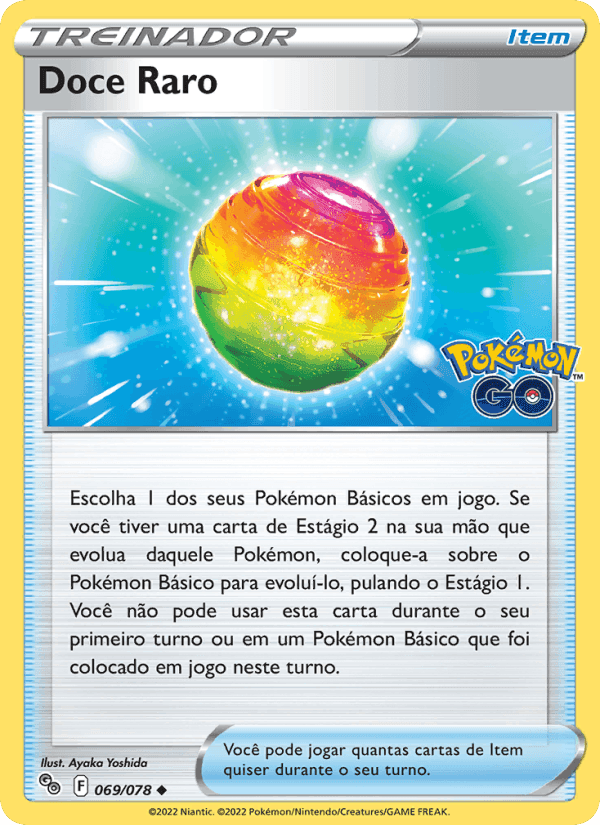 Doce Raro, carta 069 de Pokémon GO