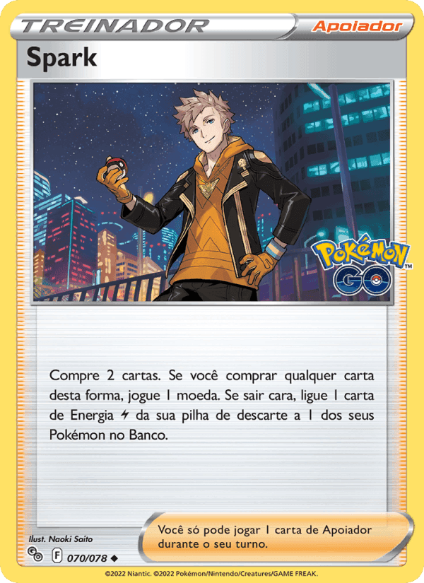 Spark, carta 070 de Pokémon GO