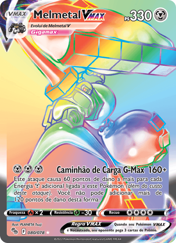 Melmetal VMAX, carta 080 di Pokémon GO