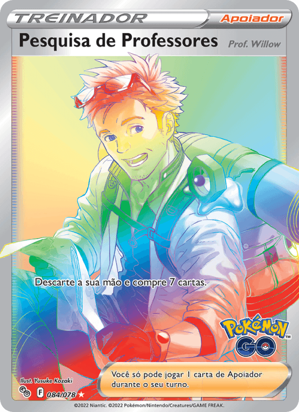 Pesquisa de Professores, card 084 from Pokémon GO