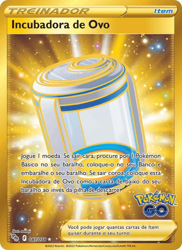 Incubadora de Ovo, carte 087 de Pokémon GO