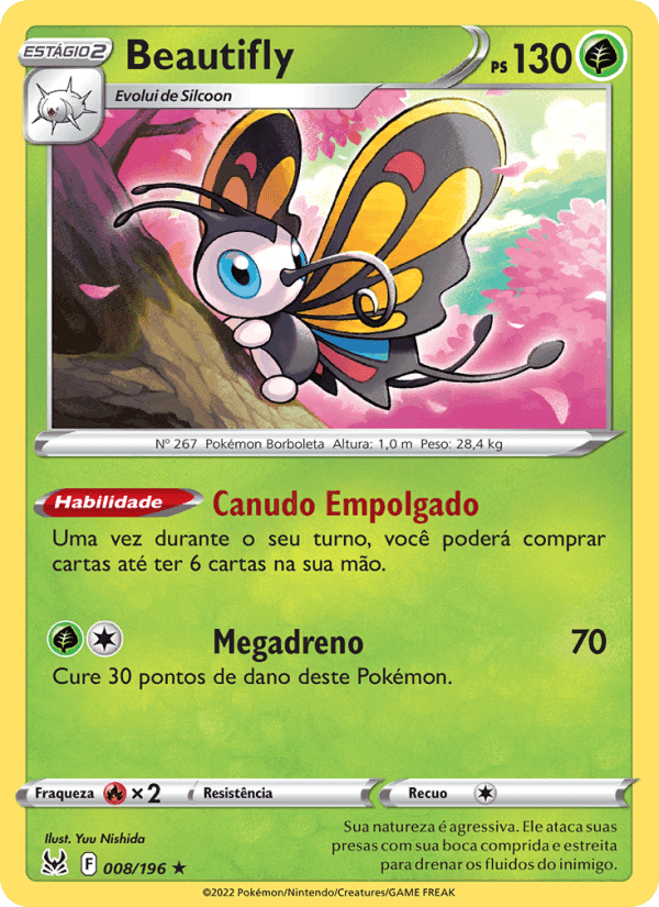 Beautifly, carta 008 di Origem Perdida