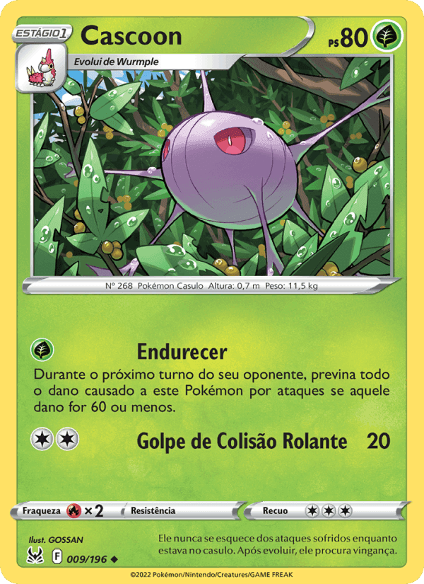 Cascoon, carte 009 de Origem Perdida
