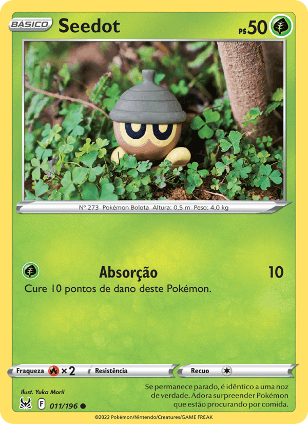 Seedot, carta 011 de Origem Perdida