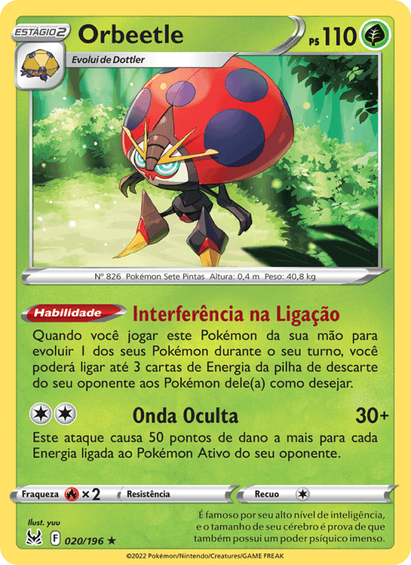 Orbeetle, carta 020 de Origem Perdida