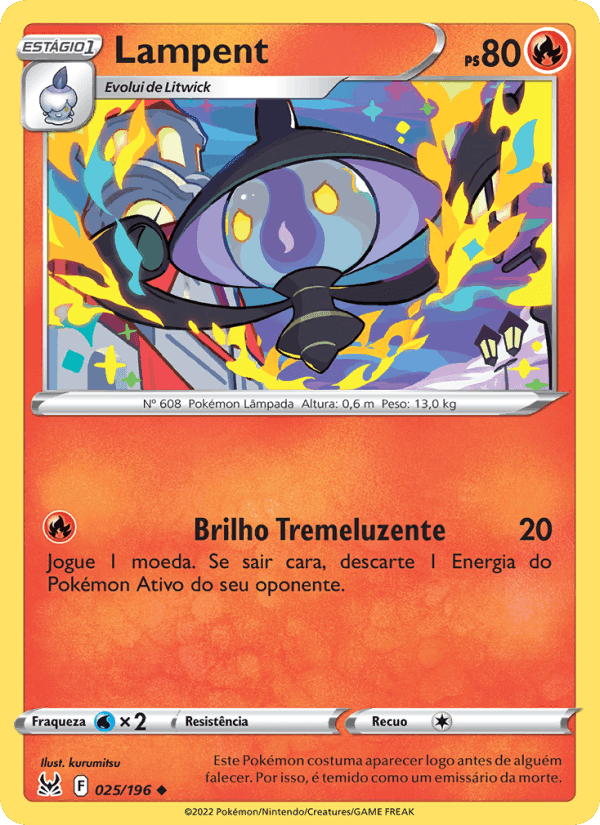 Lampent, carta 025 di Origem Perdida