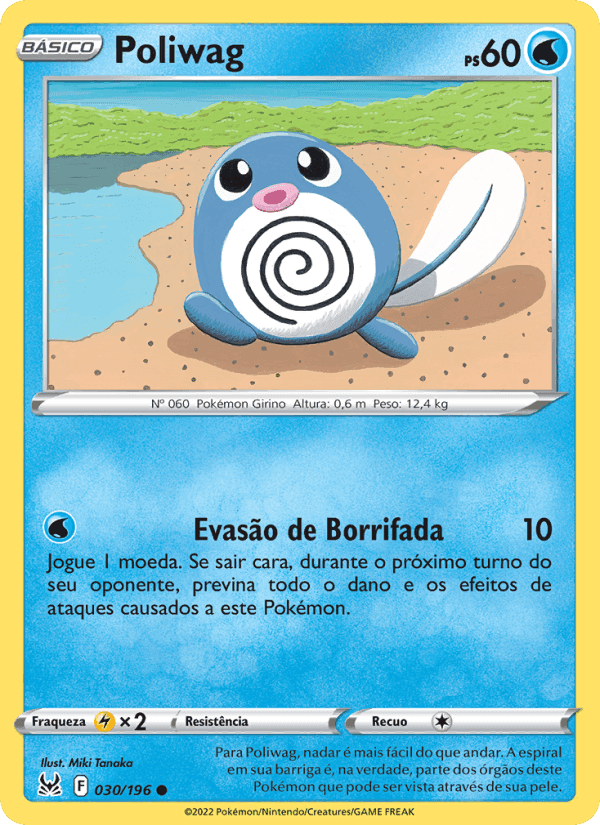 Poliwag, carta 030 de Origem Perdida
