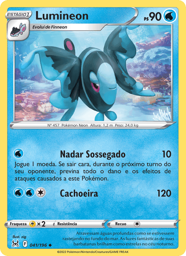 Lumineon, carta 041 de Origem Perdida
