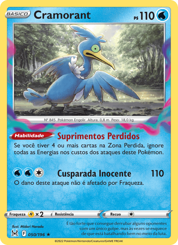 Cramorant, carta 050 di Origem Perdida