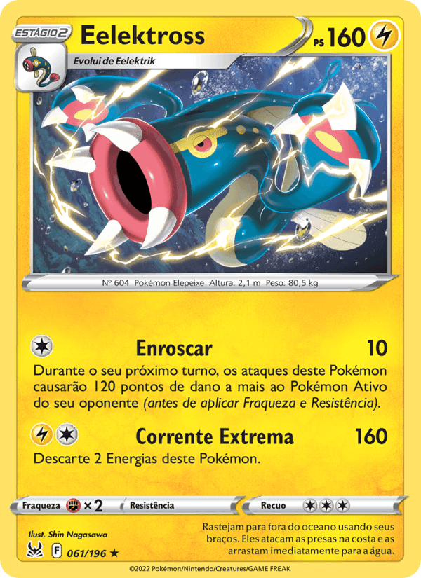 Eelektross, card 061 from Origem Perdida