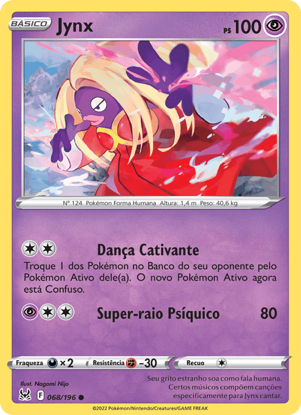 Origem Perdida の 068 番、Jynx