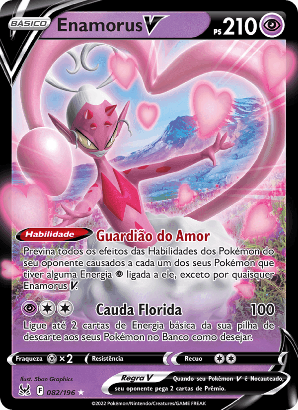 Enamorus V, carta 082 de Origem Perdida