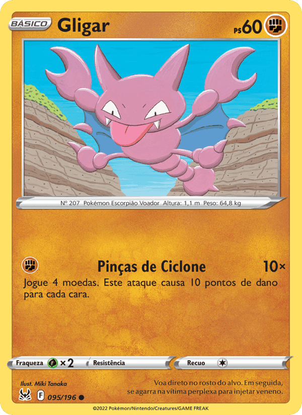 Gligar, carta 095 de Origem Perdida