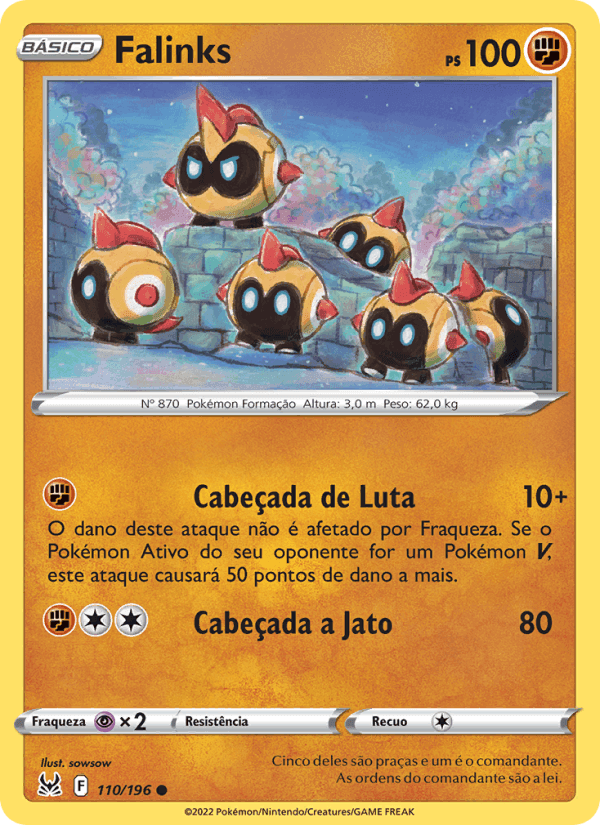 Falinks, carta 110 de Origem Perdida