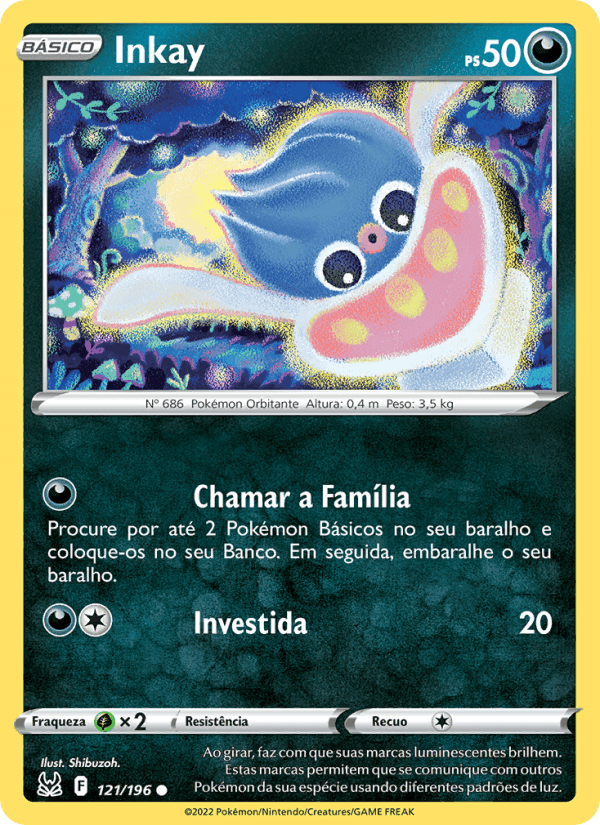 Inkay, carta 121 de Origem Perdida