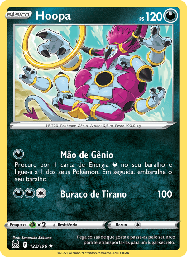 Hoopa, card 122 from Origem Perdida