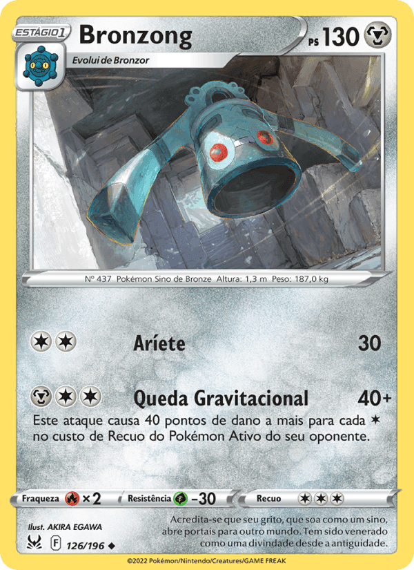 Bronzong, card 126 from Origem Perdida