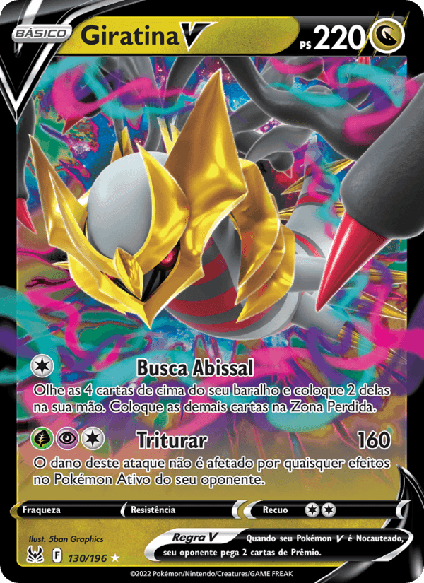 Giratina V, card 130 from Origem Perdida
