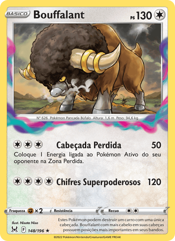 Bouffalant, carta 148 de Origem Perdida
